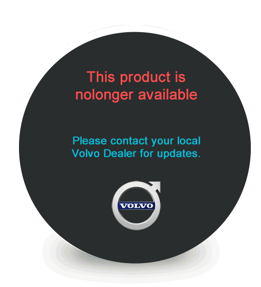 Optional title display Volvo S80 (2012 onwards)